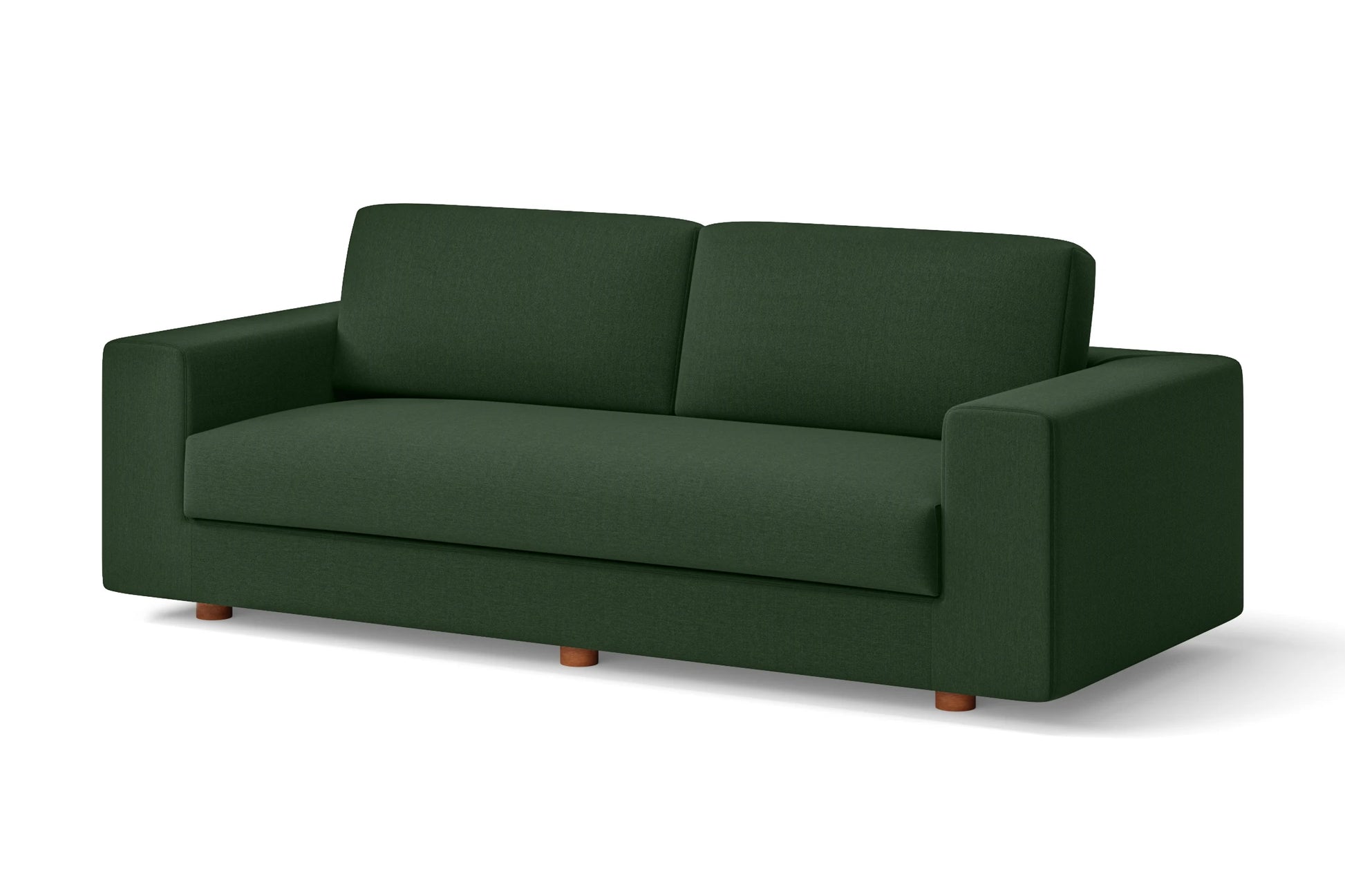 Arezzo 3 Seater Sofa Forest Green Linen Fabric