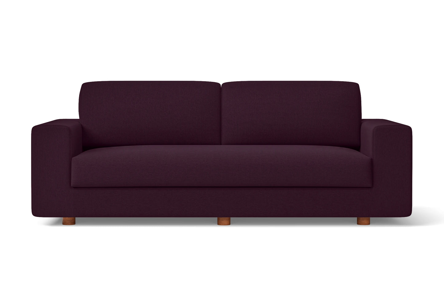 Arezzo 3 Seater Sofa Purple Linen Fabric