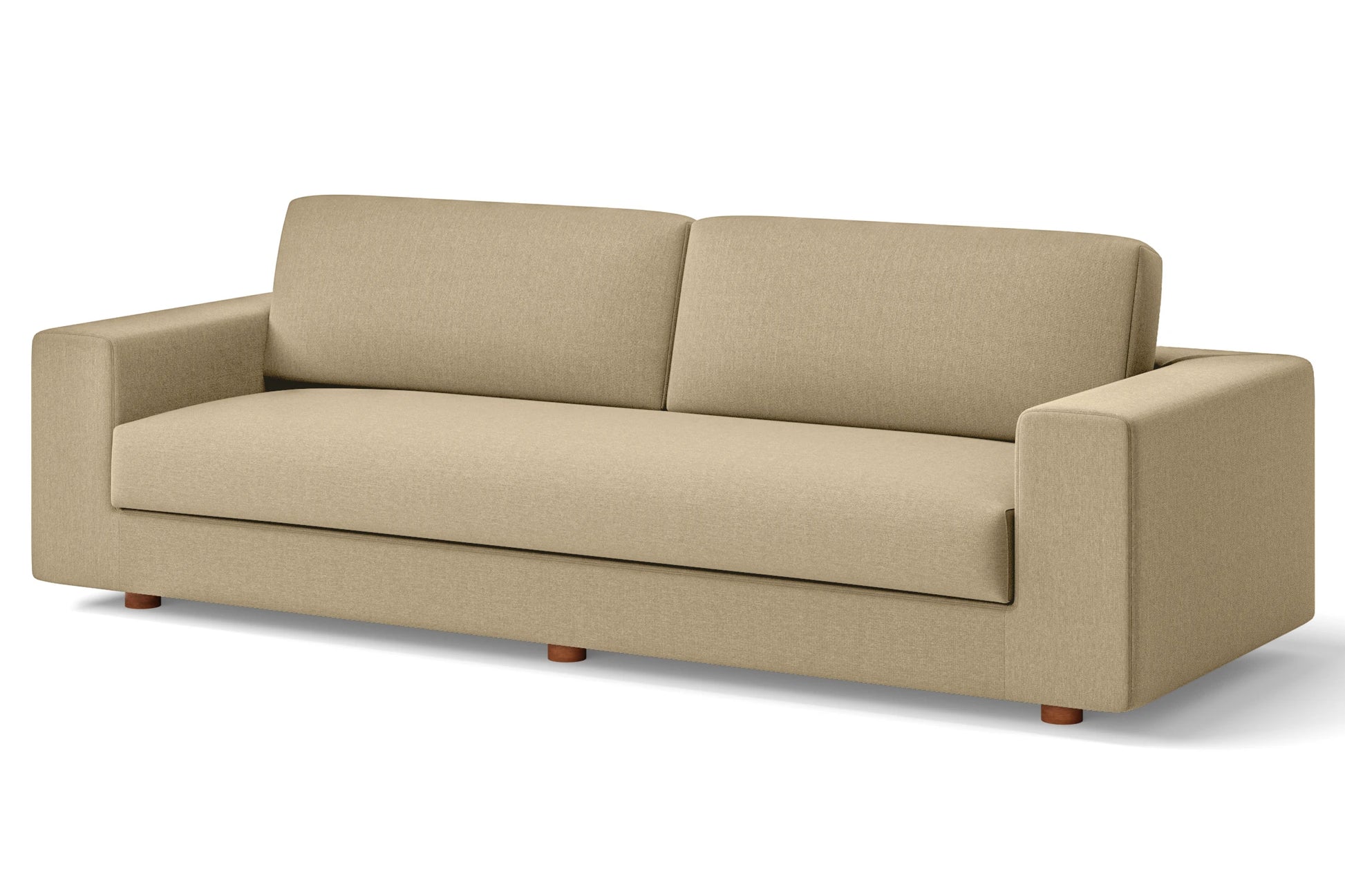 Arezzo 4 Seater Sofa Beige Linen Fabric