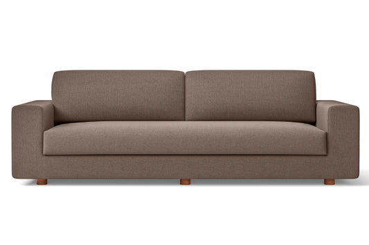 Arezzo 4 Seater Sofa Caramel Linen Fabric