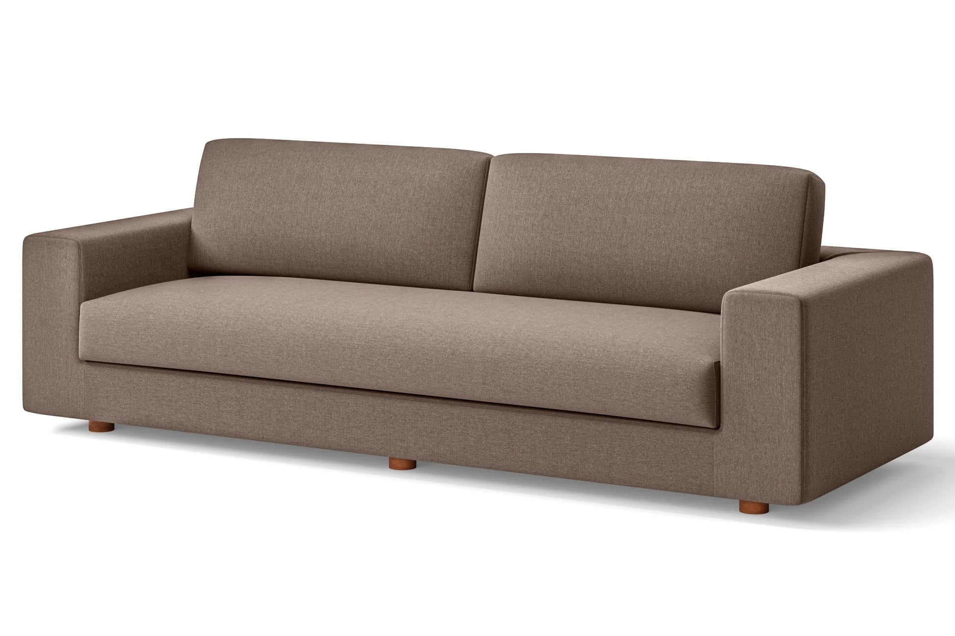 Arezzo 4 Seater Sofa Caramel Linen Fabric