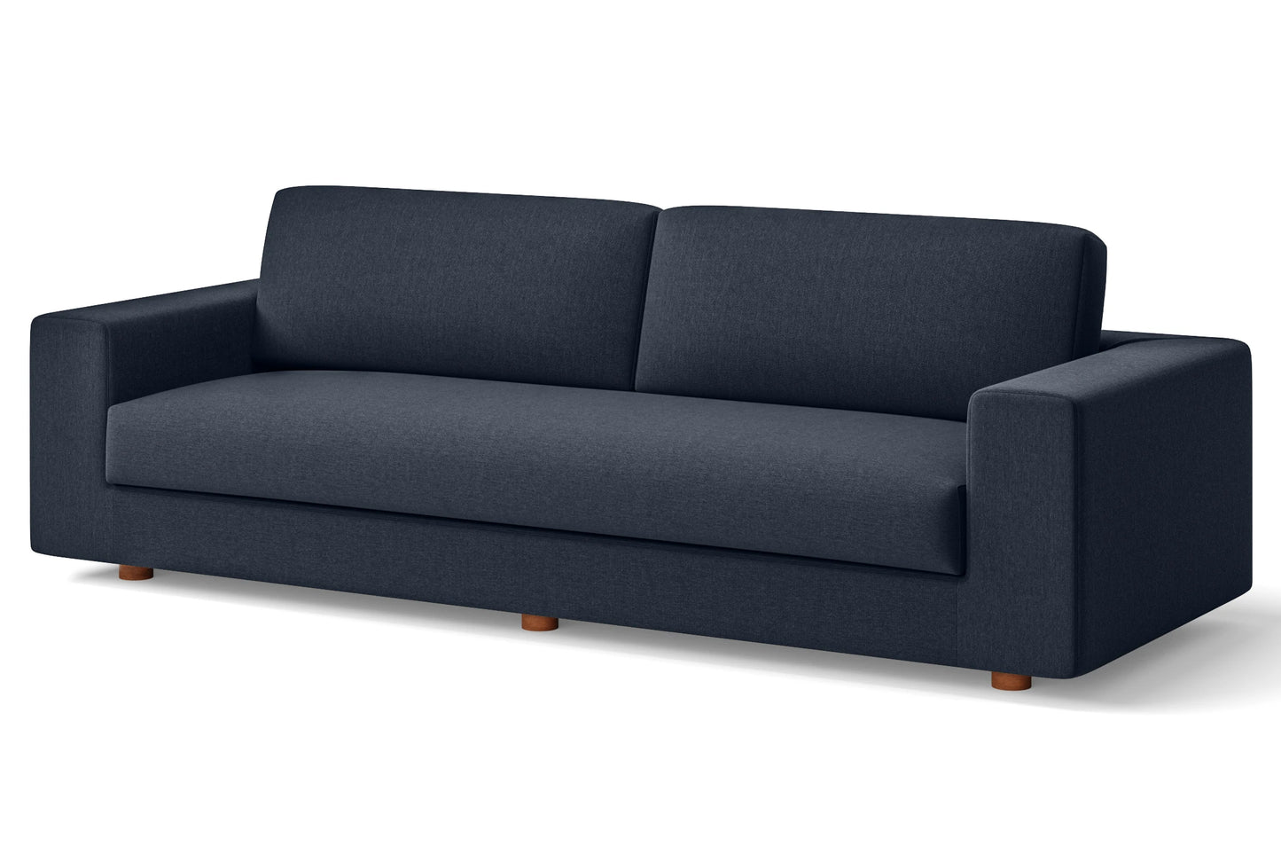 Arezzo 4 Seater Sofa Dark Blue Linen Fabric