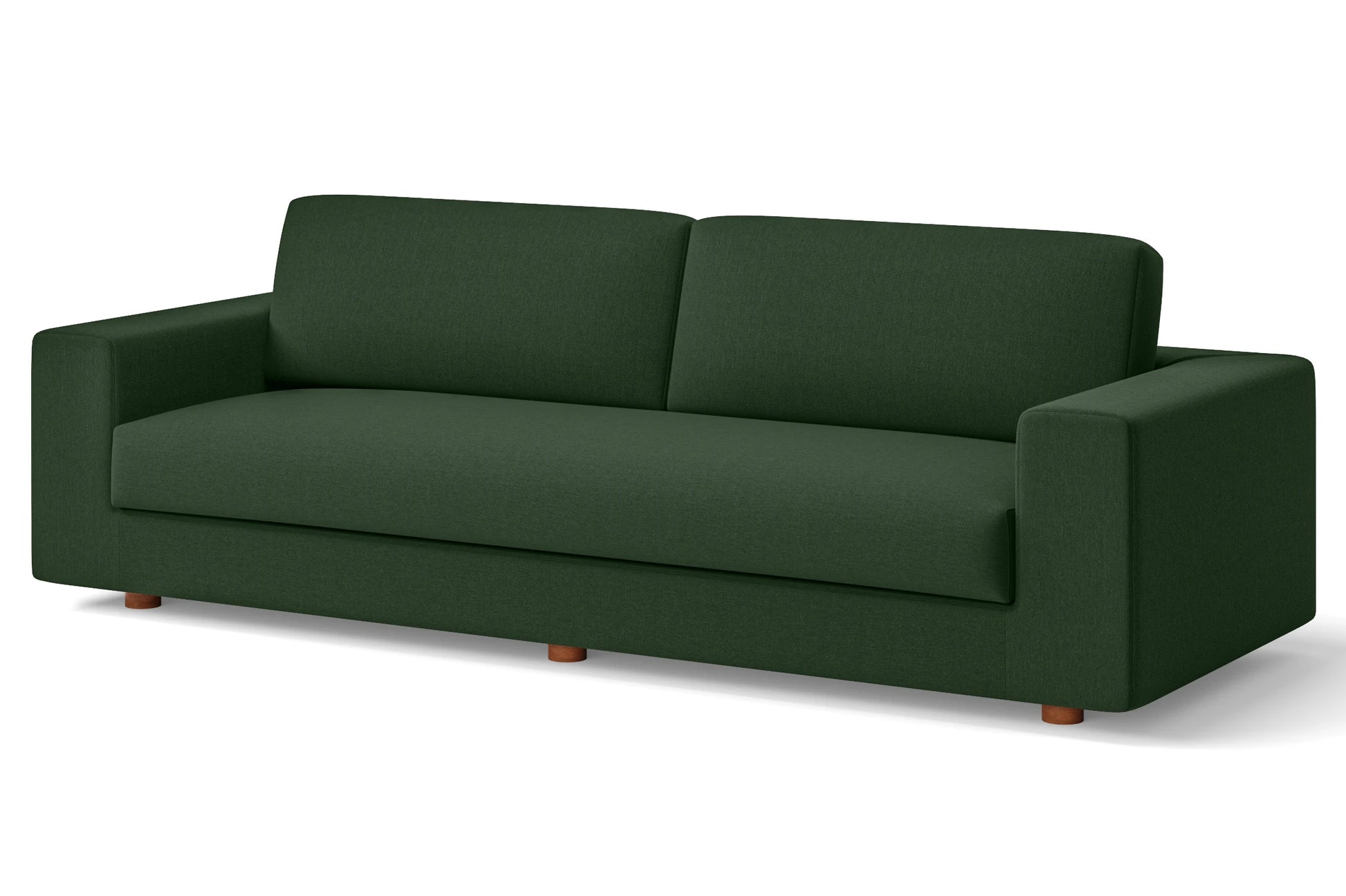 Arezzo 4 Seater Sofa Forest Green Linen Fabric