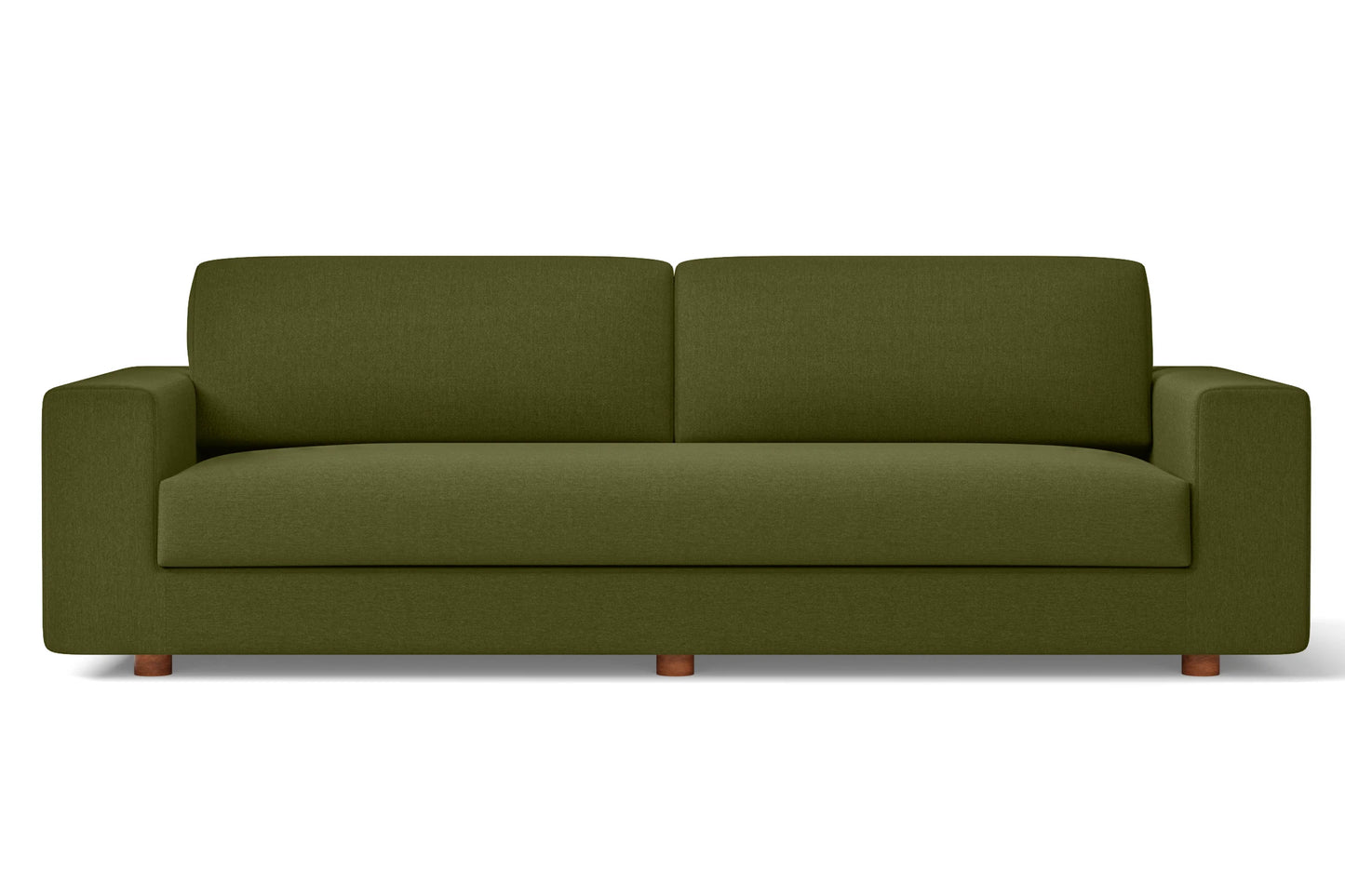 Arezzo 4 Seater Sofa Olive Linen Fabric