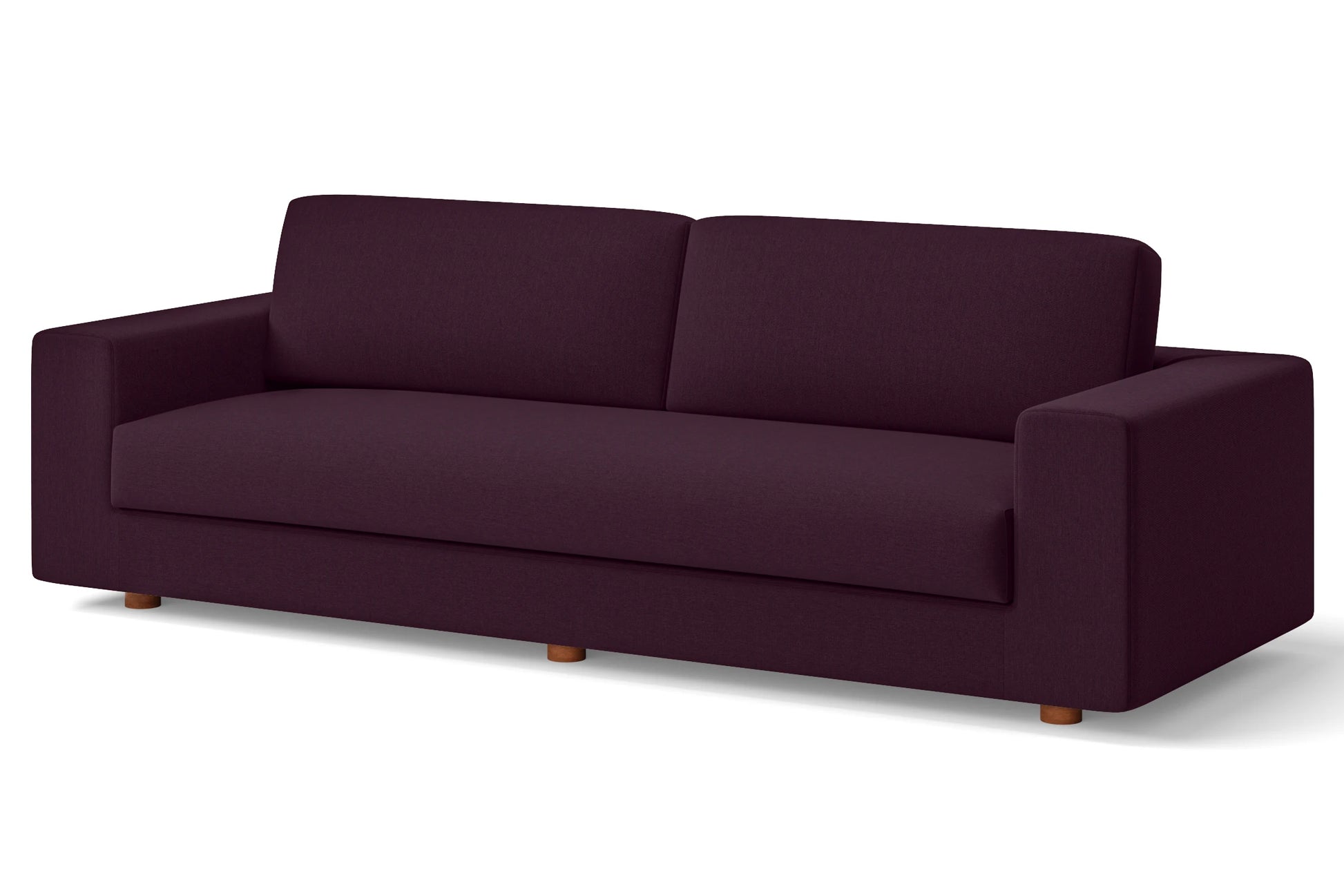 Arezzo 4 Seater Sofa Purple Linen Fabric