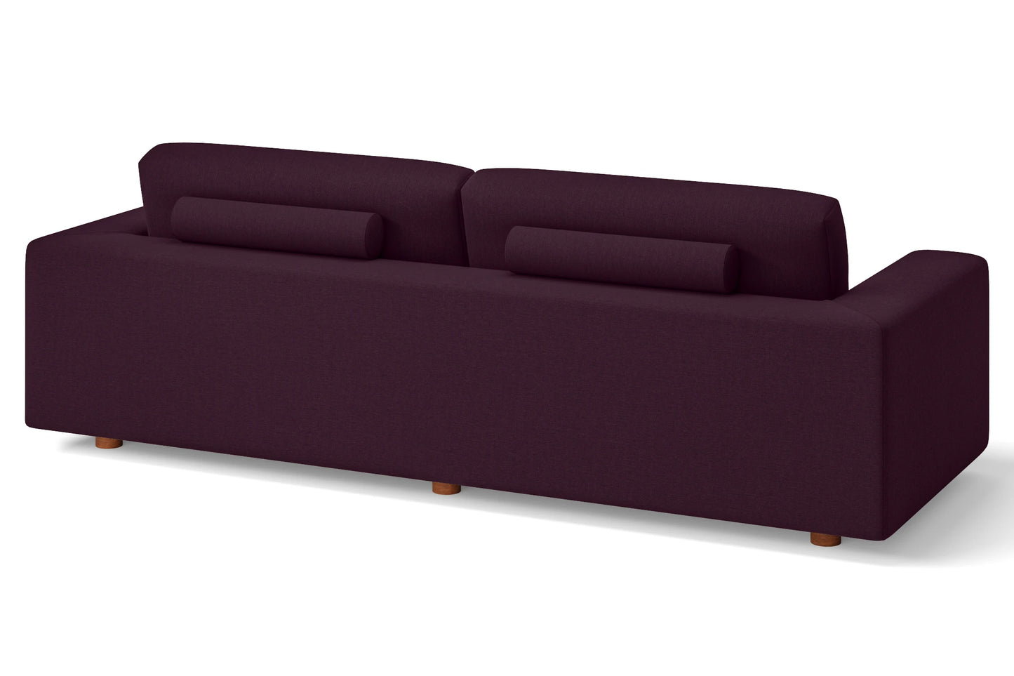 Arezzo 4 Seater Sofa Purple Linen Fabric