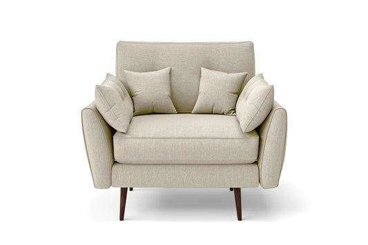 Avellino Armchair Cream Linen Fabric