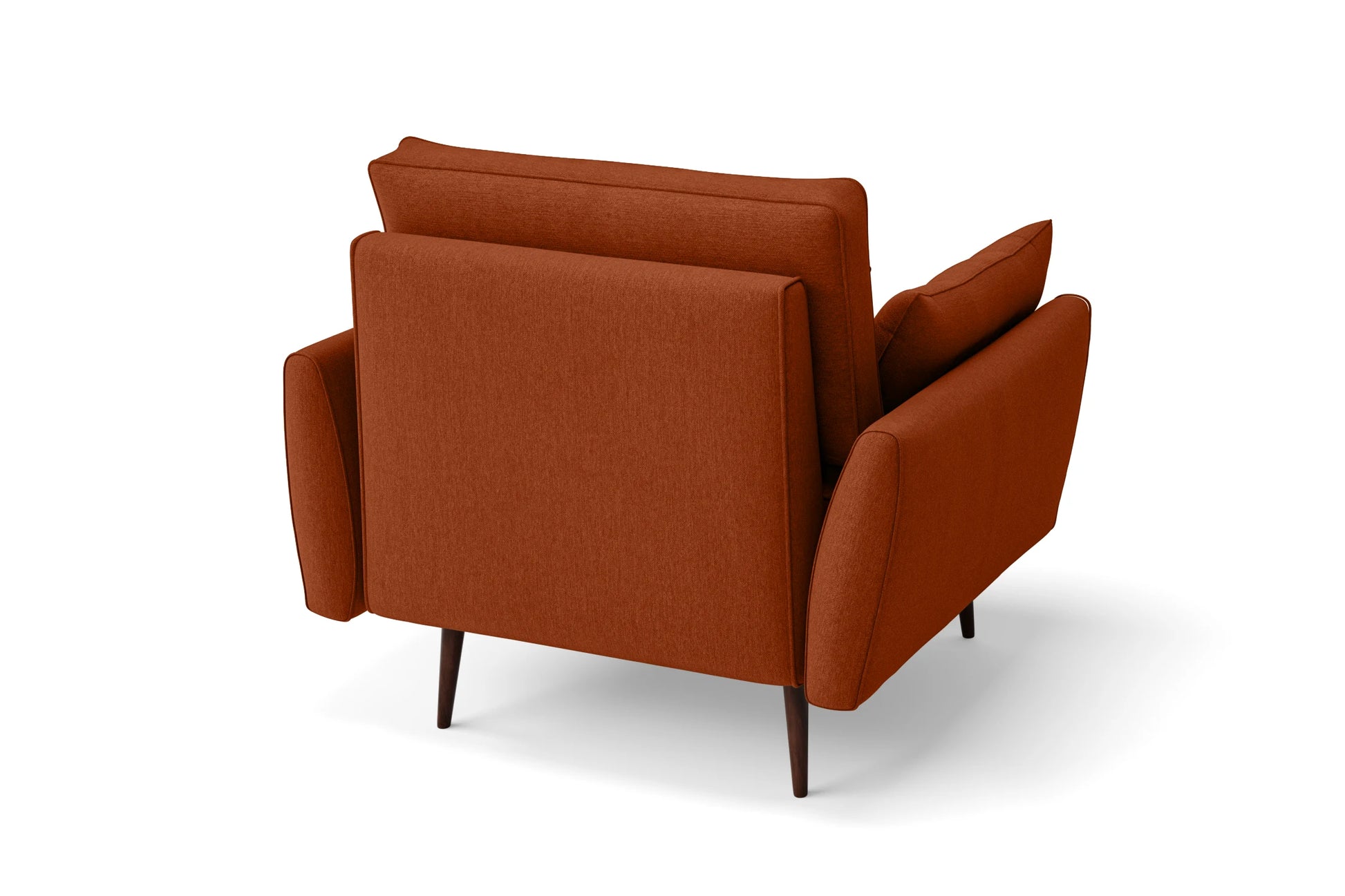 Avellino Armchair Orange Linen Fabric