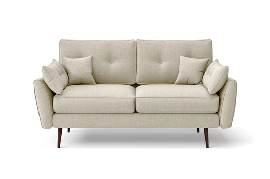 Avellino 2 Seater Sofa Cream Linen Fabric