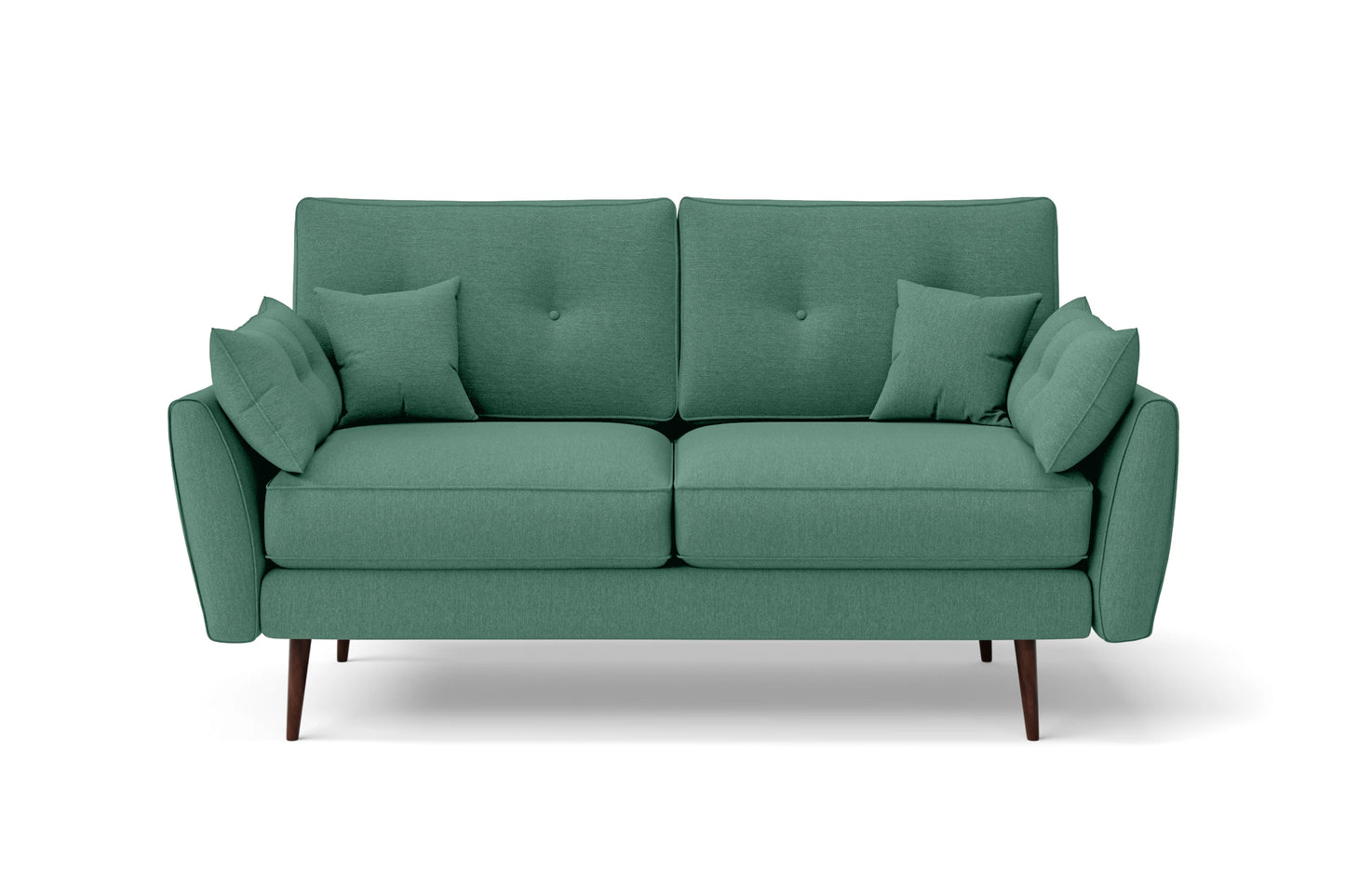 Avellino 2 Seater Sofa Mint Green Linen Fabric