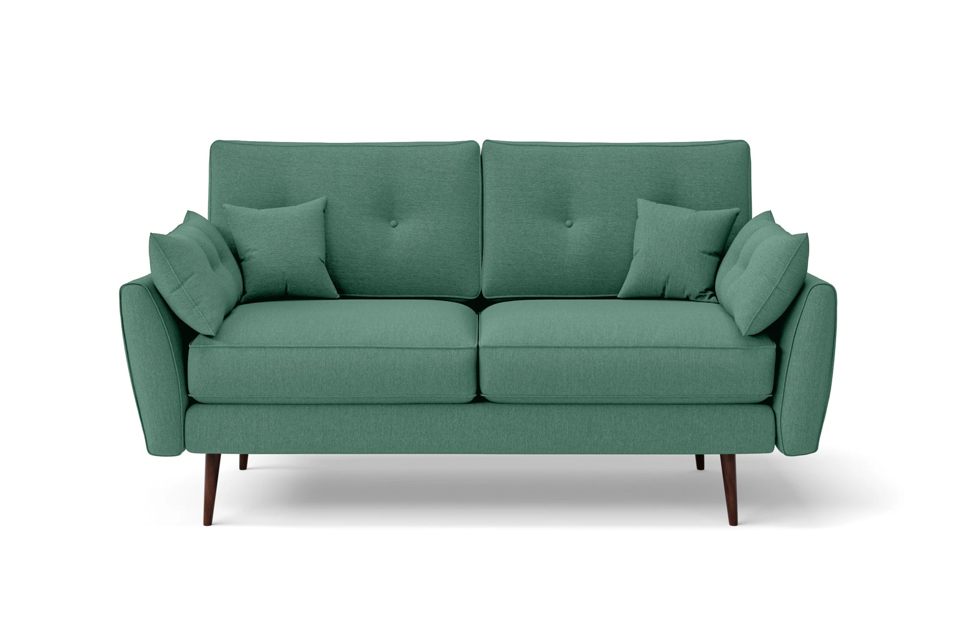 Avellino 2 Seater Sofa Mint Green Linen Fabric