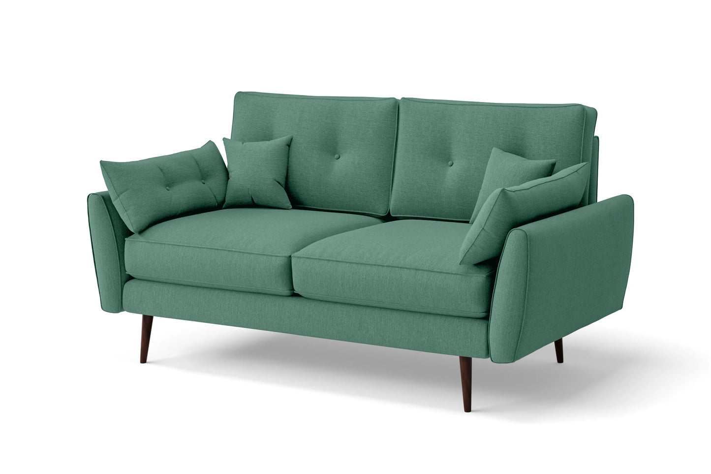 Avellino 2 Seater Sofa Mint Green Linen Fabric