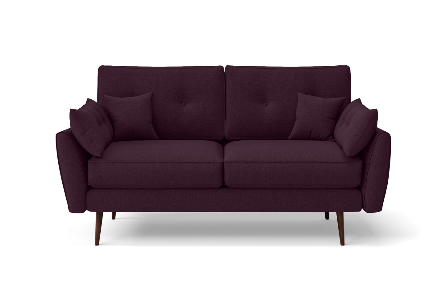 Avellino 2 Seater Sofa Purple Linen Fabric