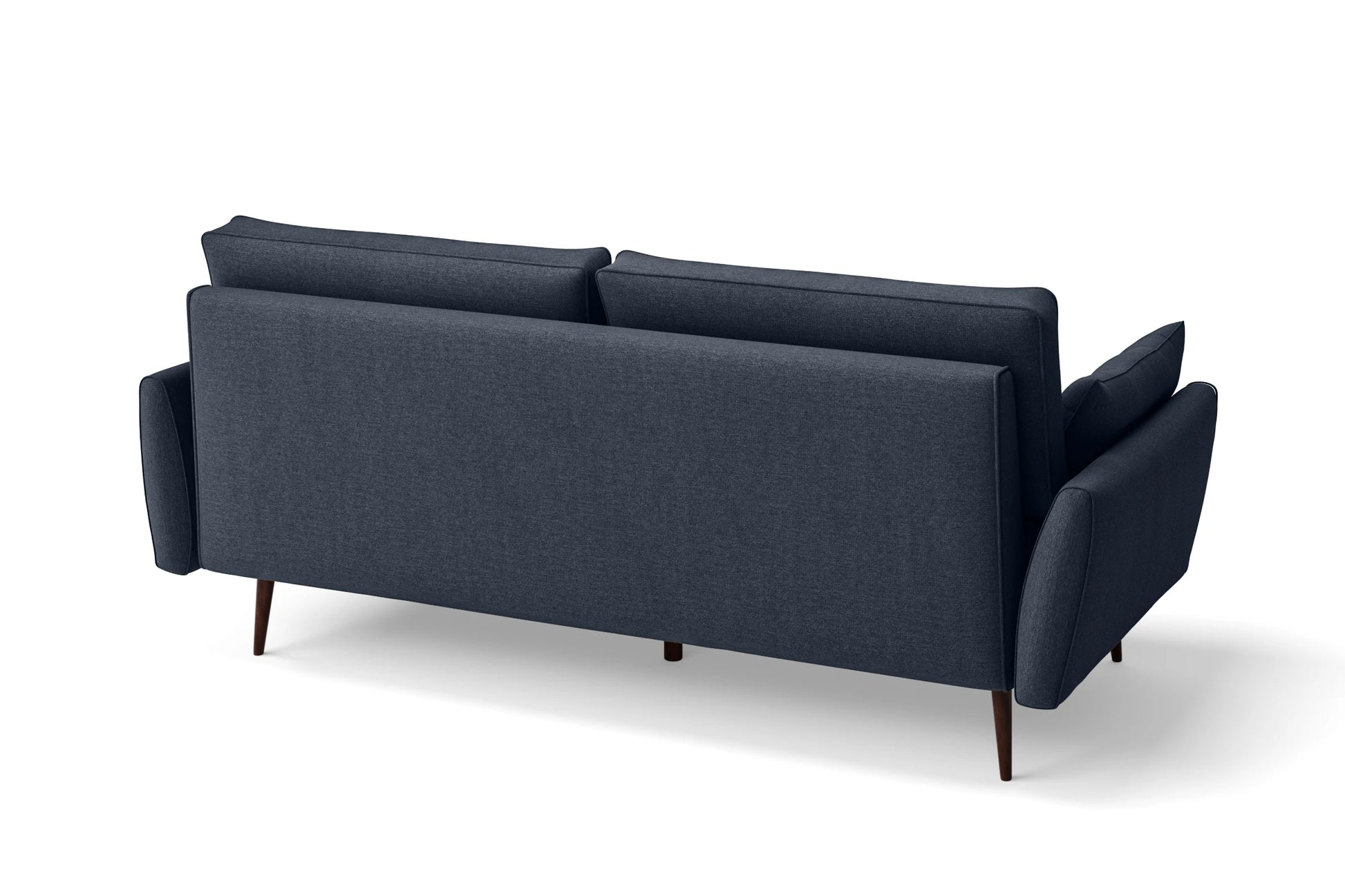 Avellino 3 Seater Sofa Dark Blue Linen Fabric