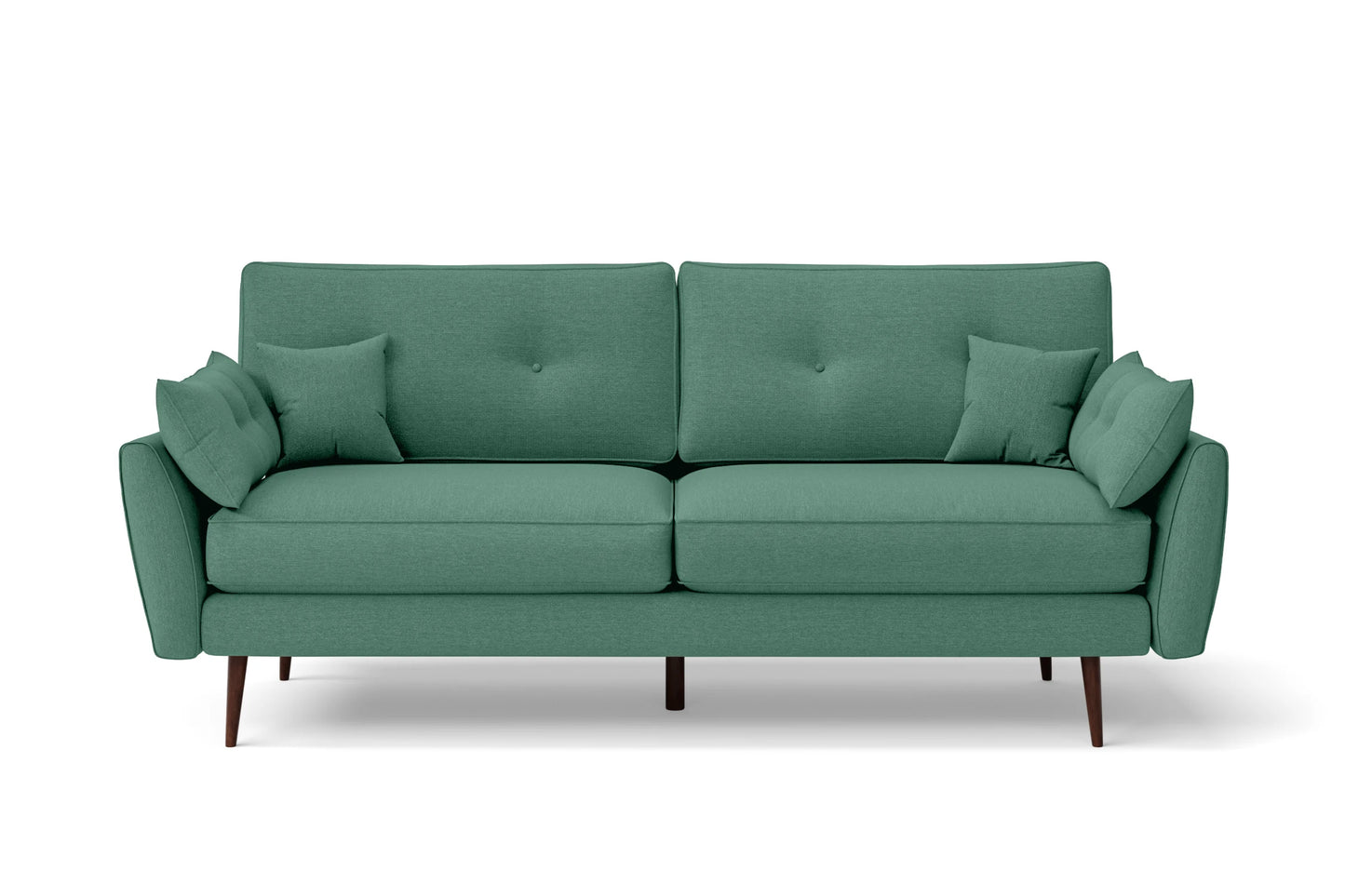 Avellino 3 Seater Sofa Mint Green Linen Fabric