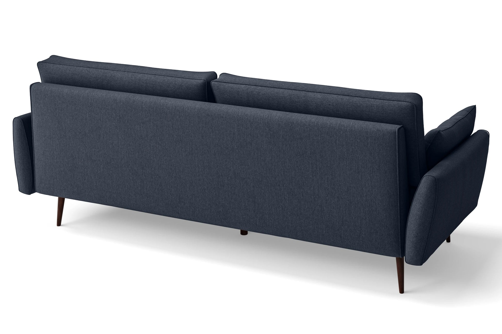 Avellino 4 Seater Sofa Dark Blue Linen Fabric