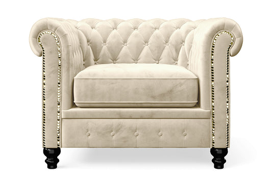 Aversa Armchair Cream Velvet