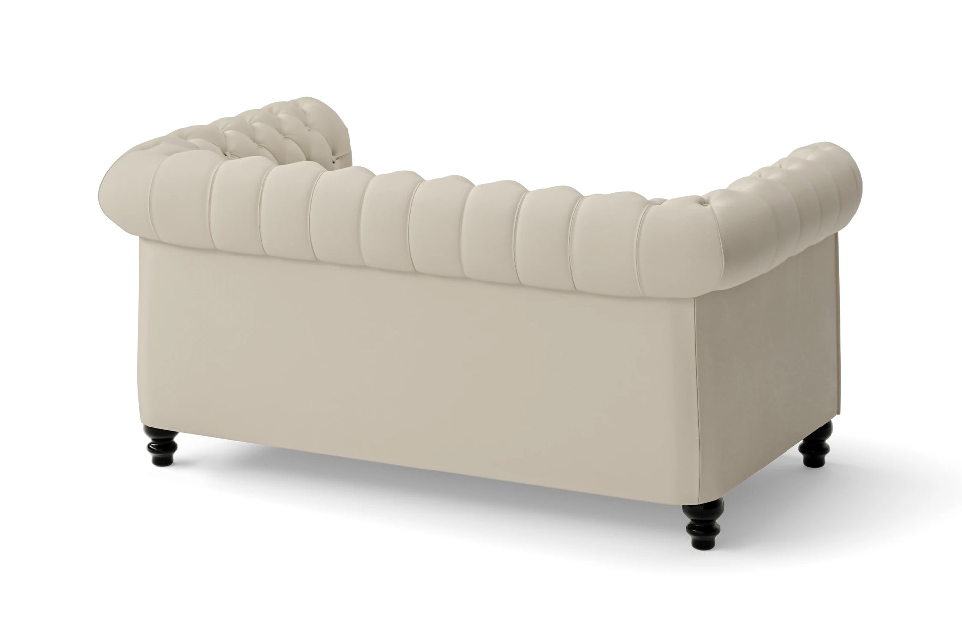 Aversa 2 Seater Sofa Cream Leather