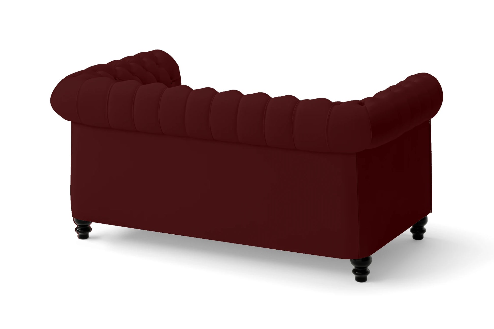 Aversa 2 Seater Sofa Red Leather