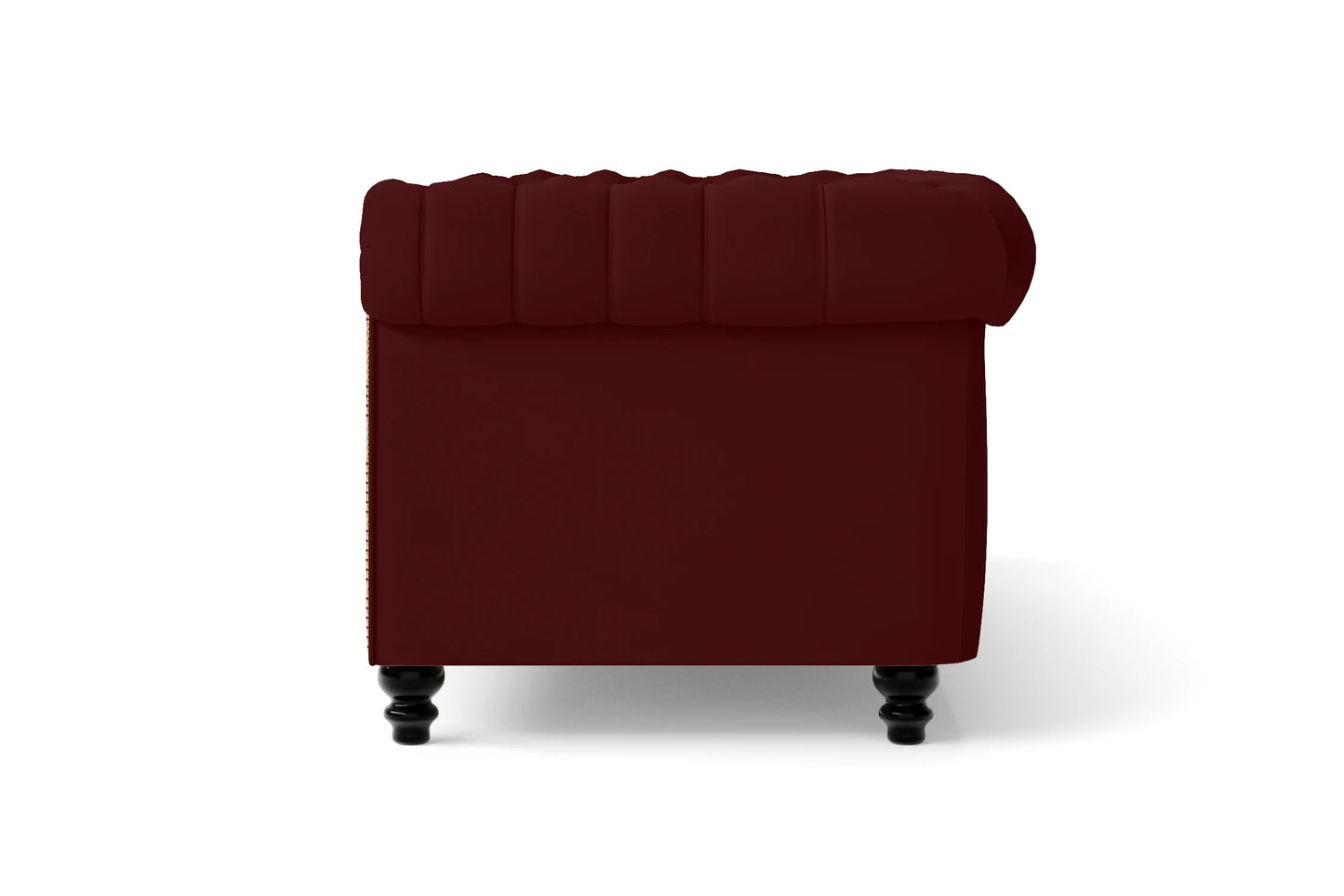 Aversa 2 Seater Sofa Red Leather