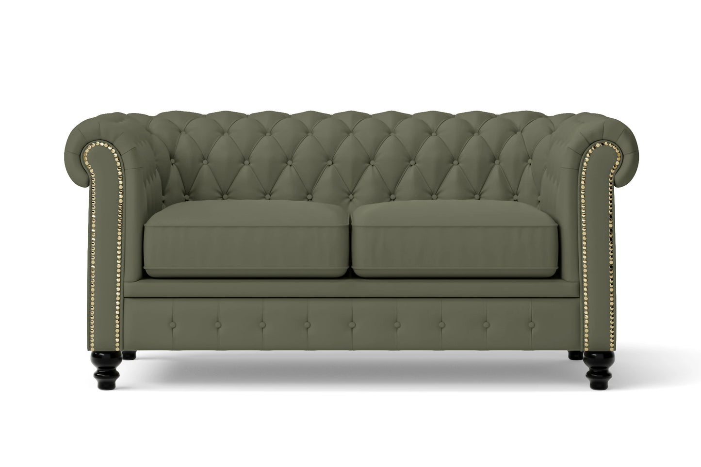 Aversa 2 Seater Sofa Sage Leather