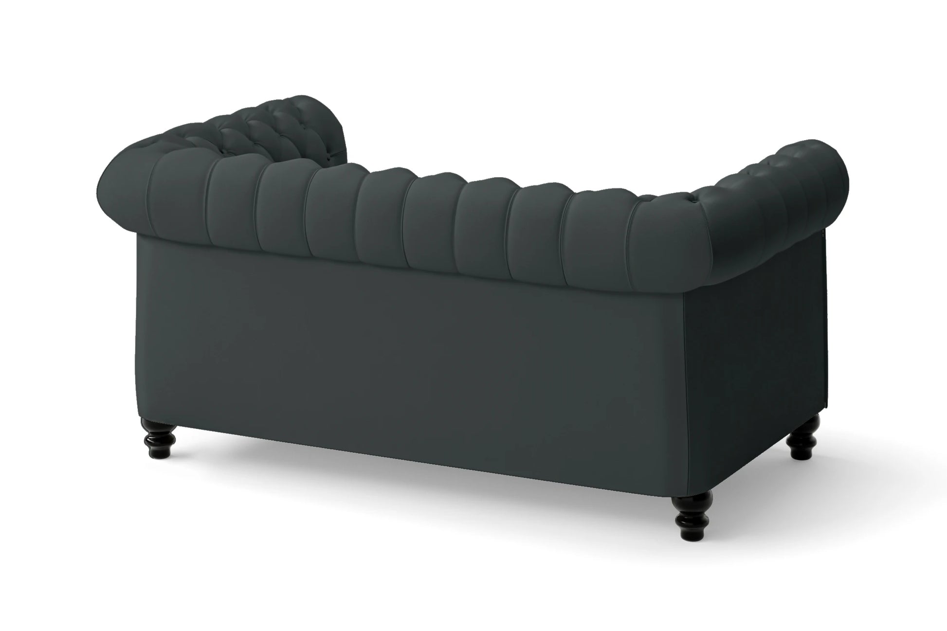 Aversa 2 Seater Sofa Slate Leather