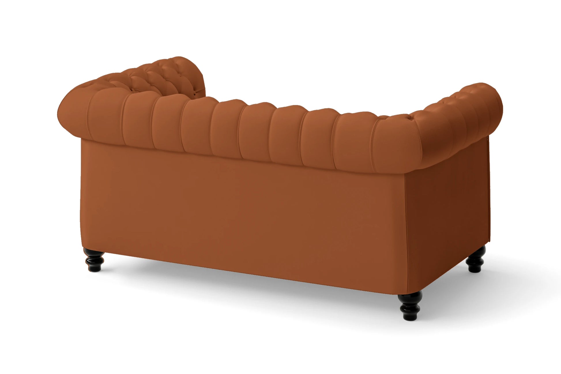 Aversa 2 Seater Sofa Tan Brown Leather