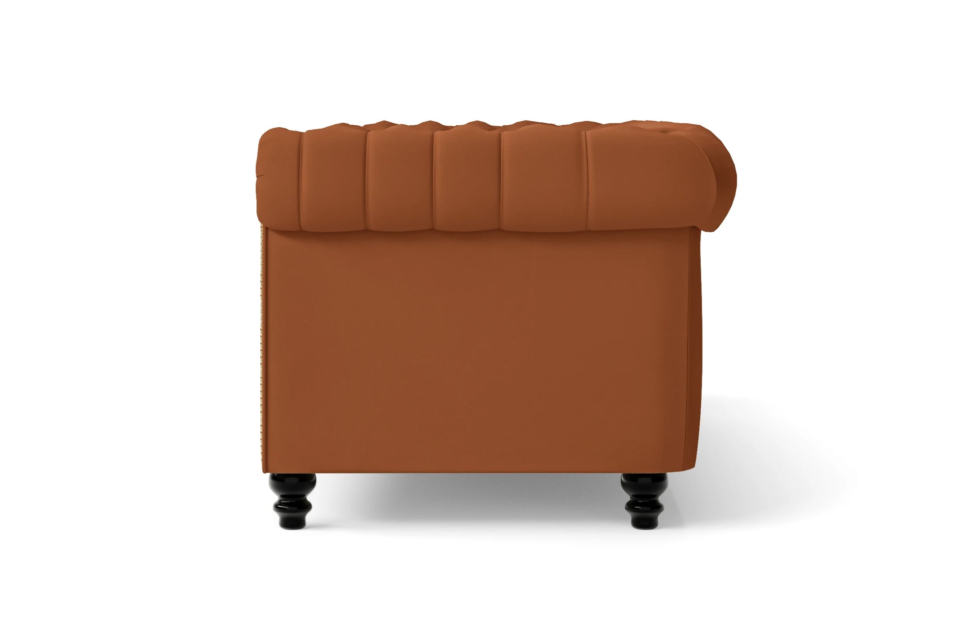 Aversa 2 Seater Sofa Tan Brown Leather