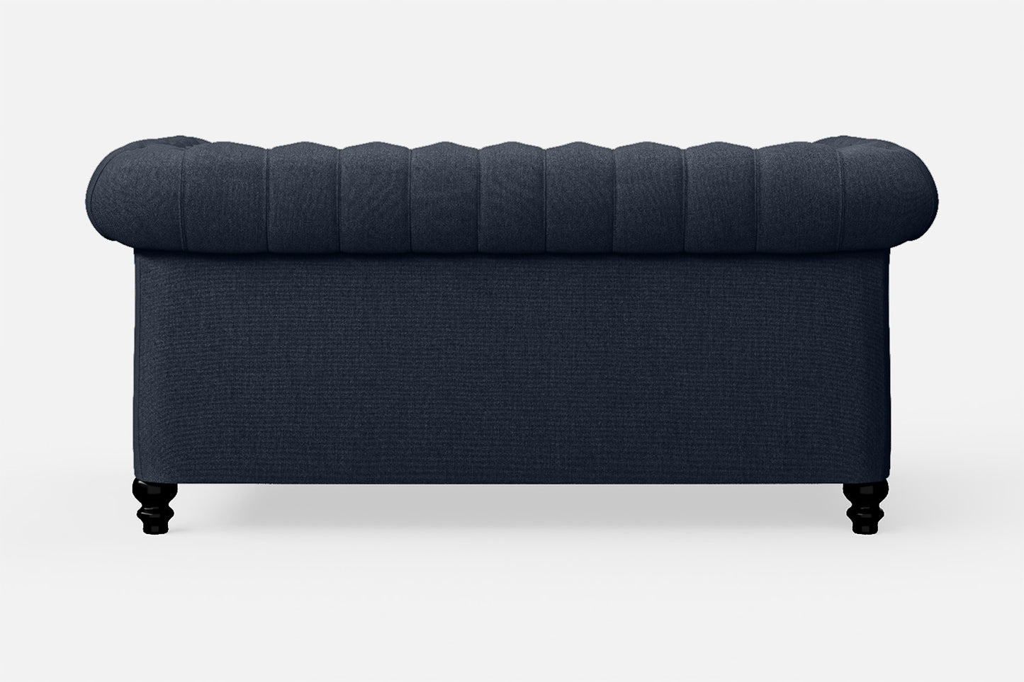 Aversa 2 Seater Sofa Dark Blue Linen Fabric