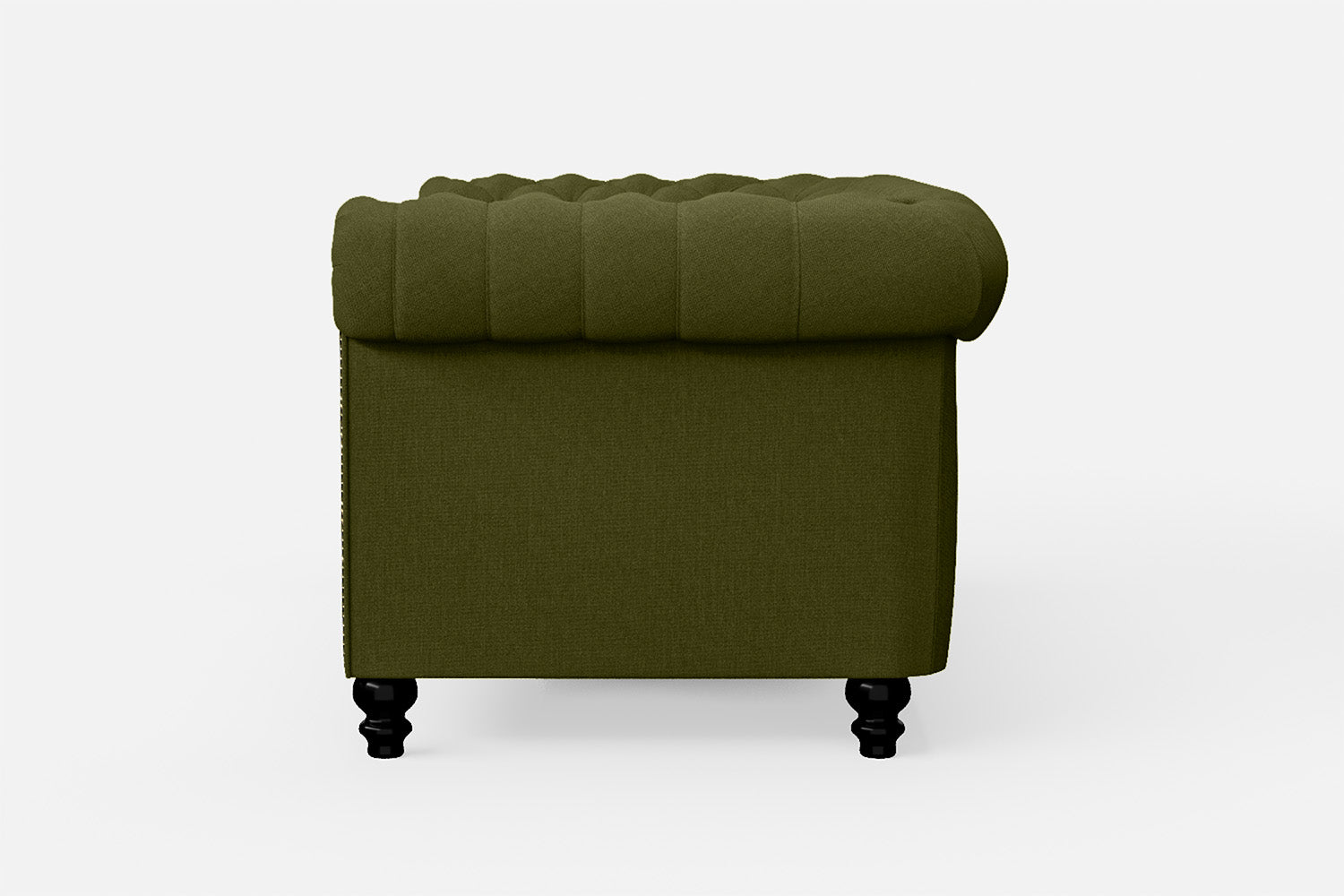 Aversa 2 Seater Sofa Olive Linen Fabric