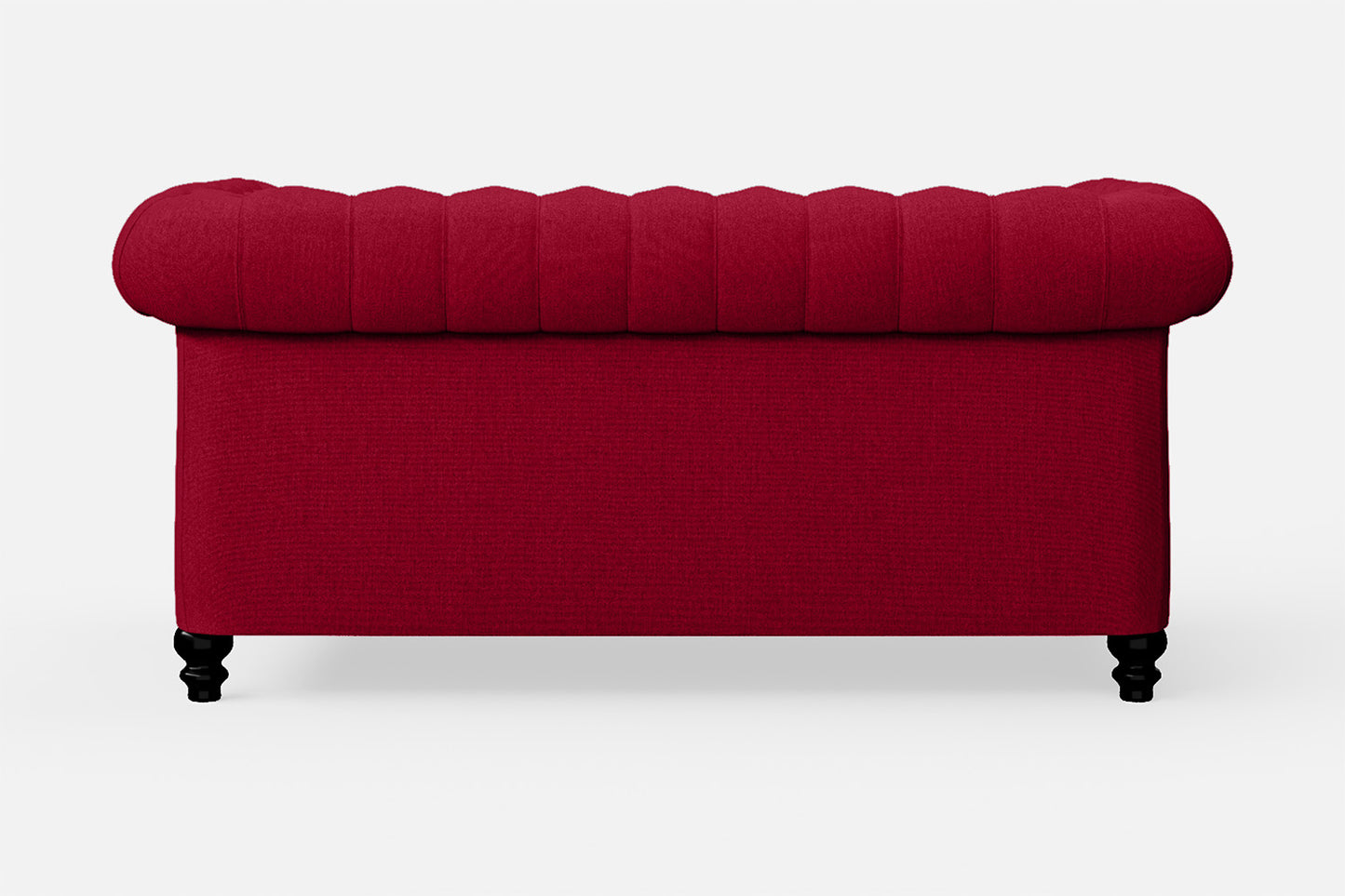 Aversa 2 Seater Sofa Red Linen Fabric