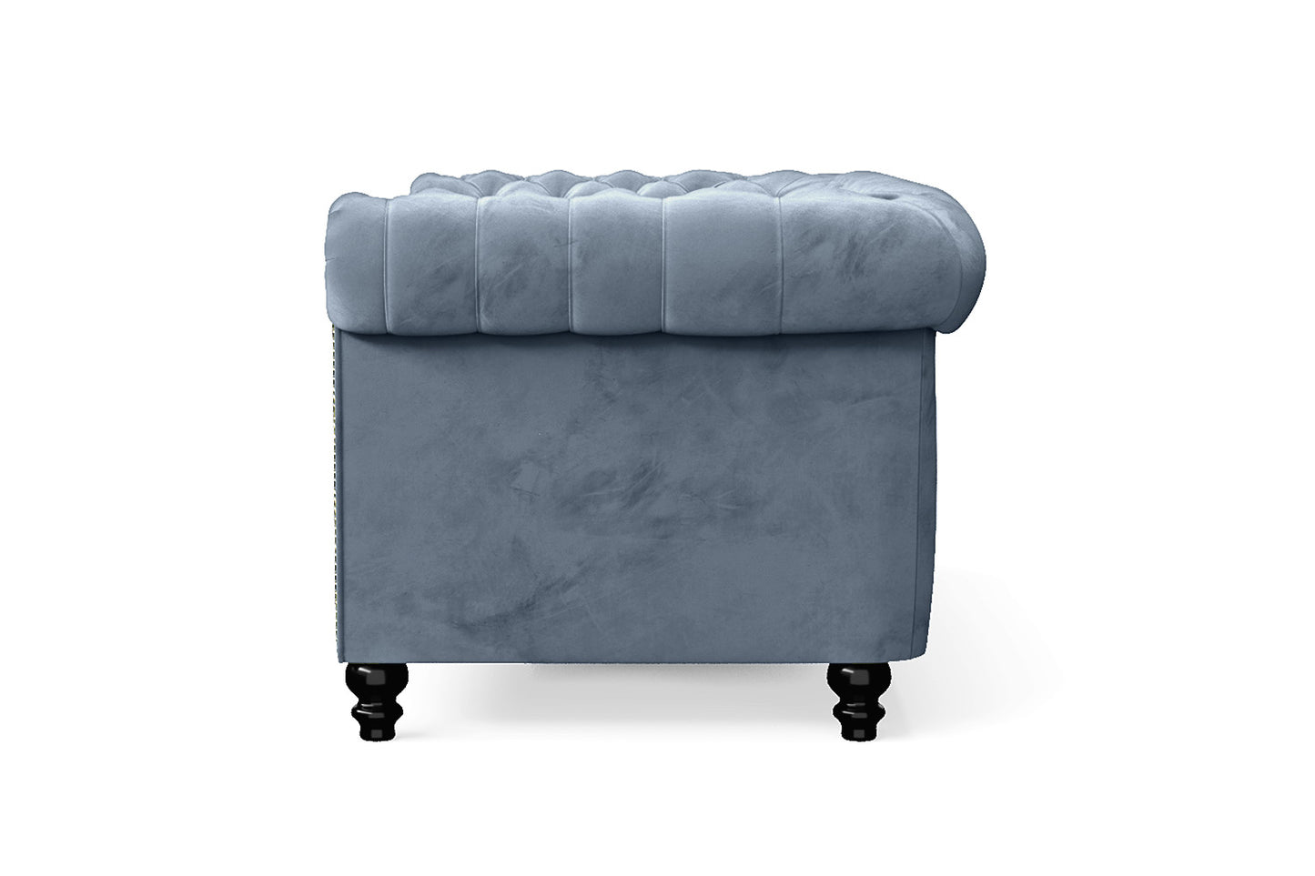 Aversa 2 Seater Sofa Baby Blue Velvet