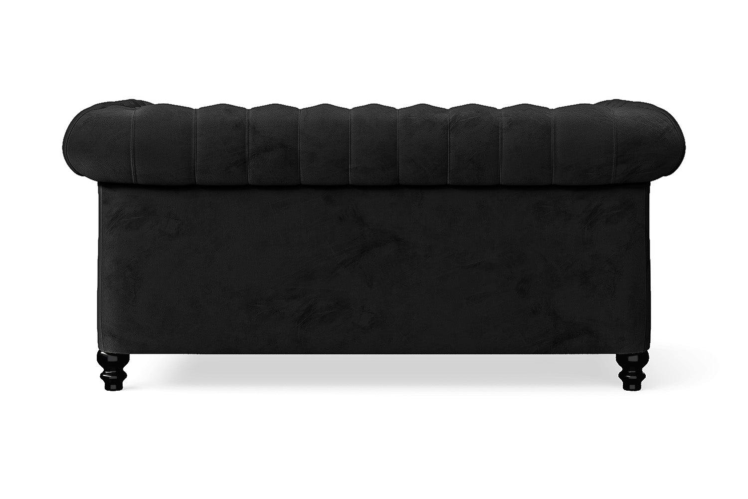 Aversa 2 Seater Sofa Black Velvet