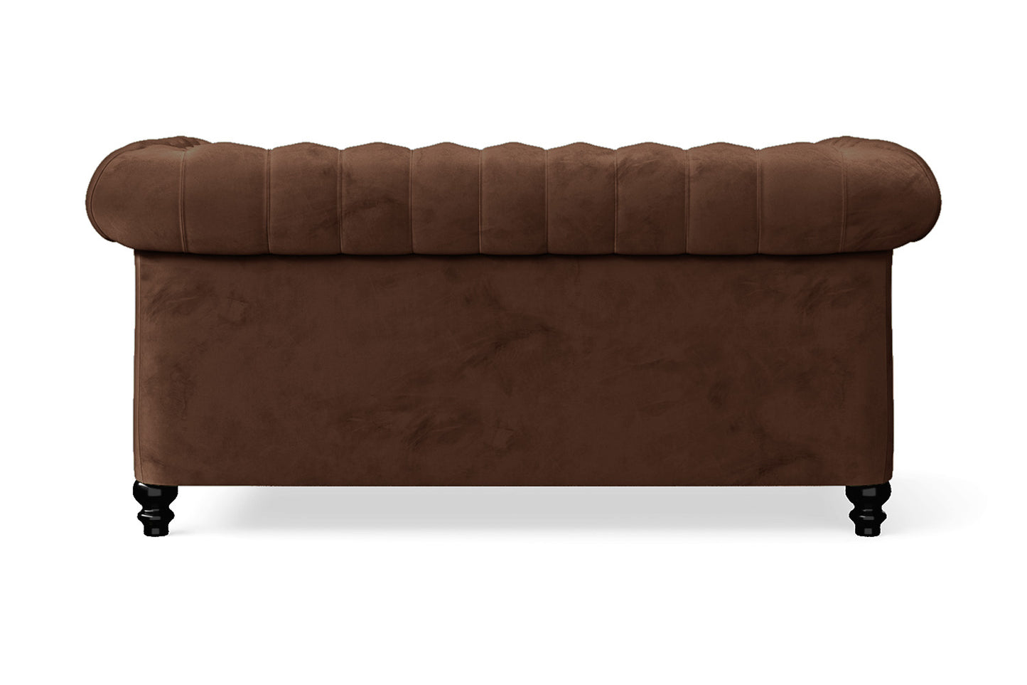 Aversa 2 Seater Sofa Coffee Brown Velvet