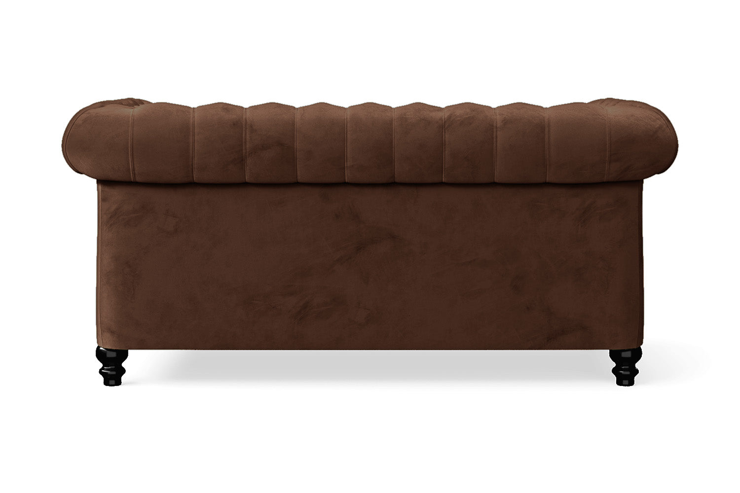 Aversa 2 Seater Sofa Coffee Brown Velvet