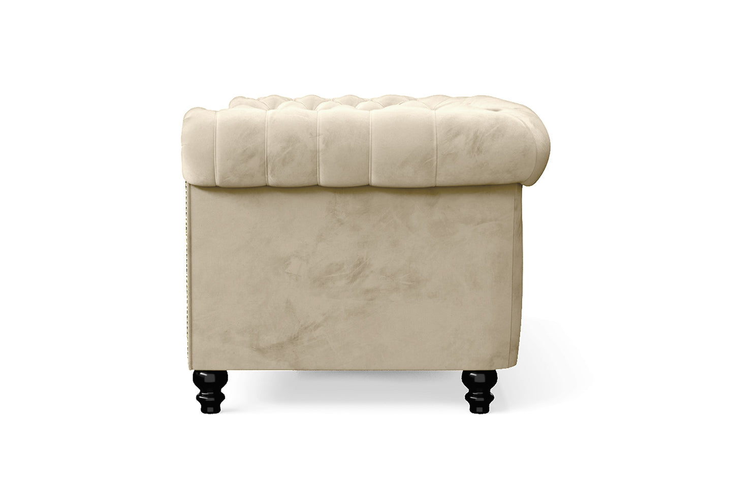 Aversa 2 Seater Sofa Cream Velvet