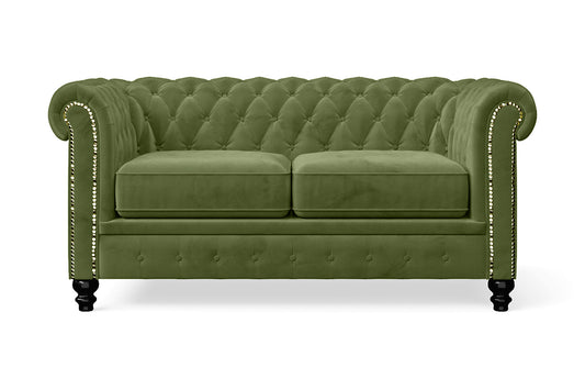 Aversa 2 Seater Sofa Lime Velvet