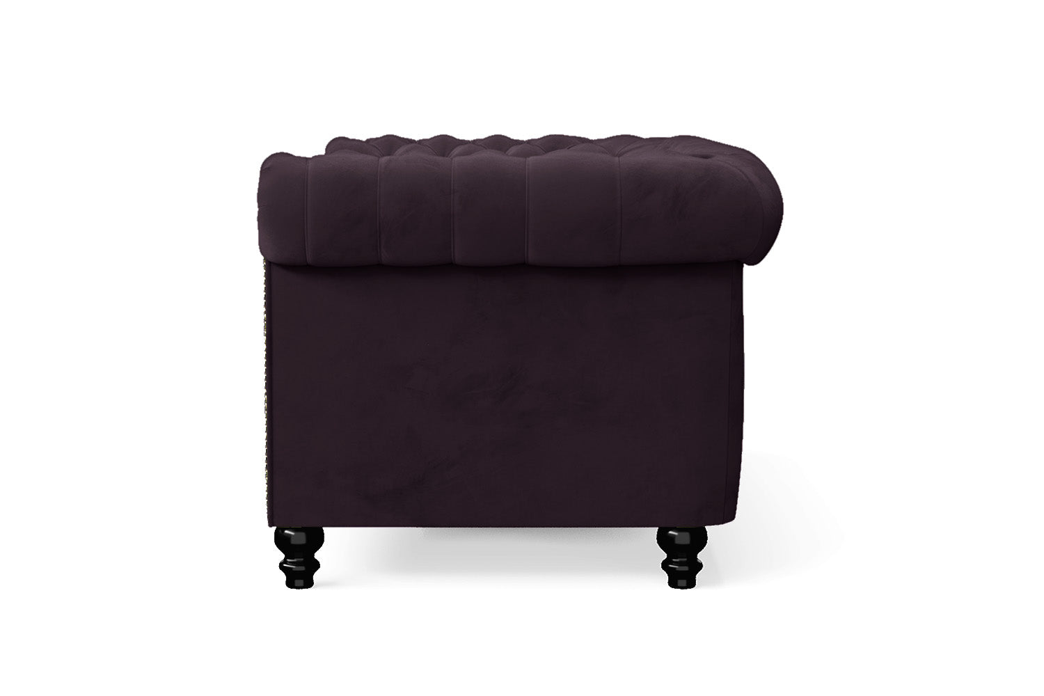 Aversa 2 Seater Sofa Purple Velvet