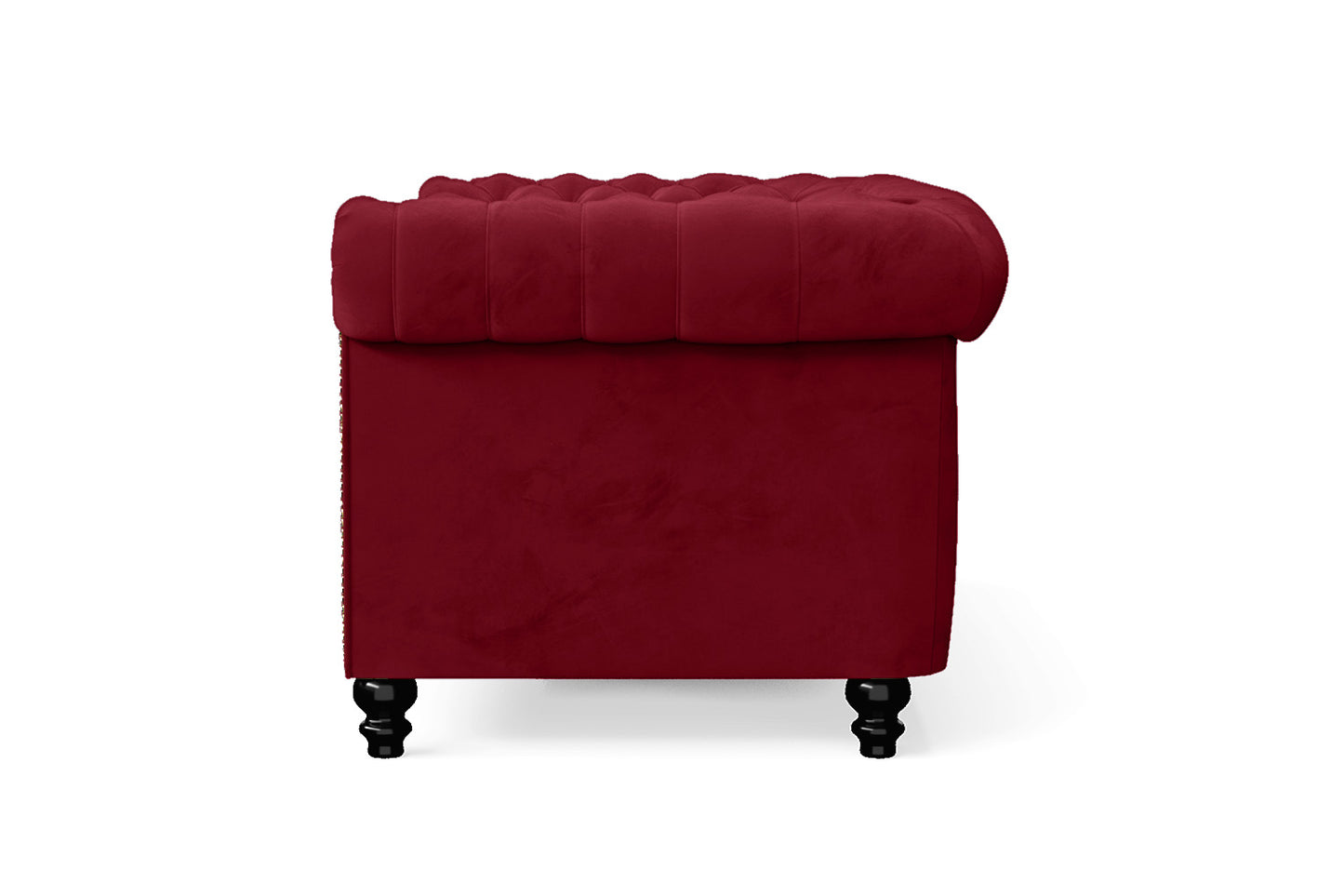 Aversa 2 Seater Sofa Red Velvet