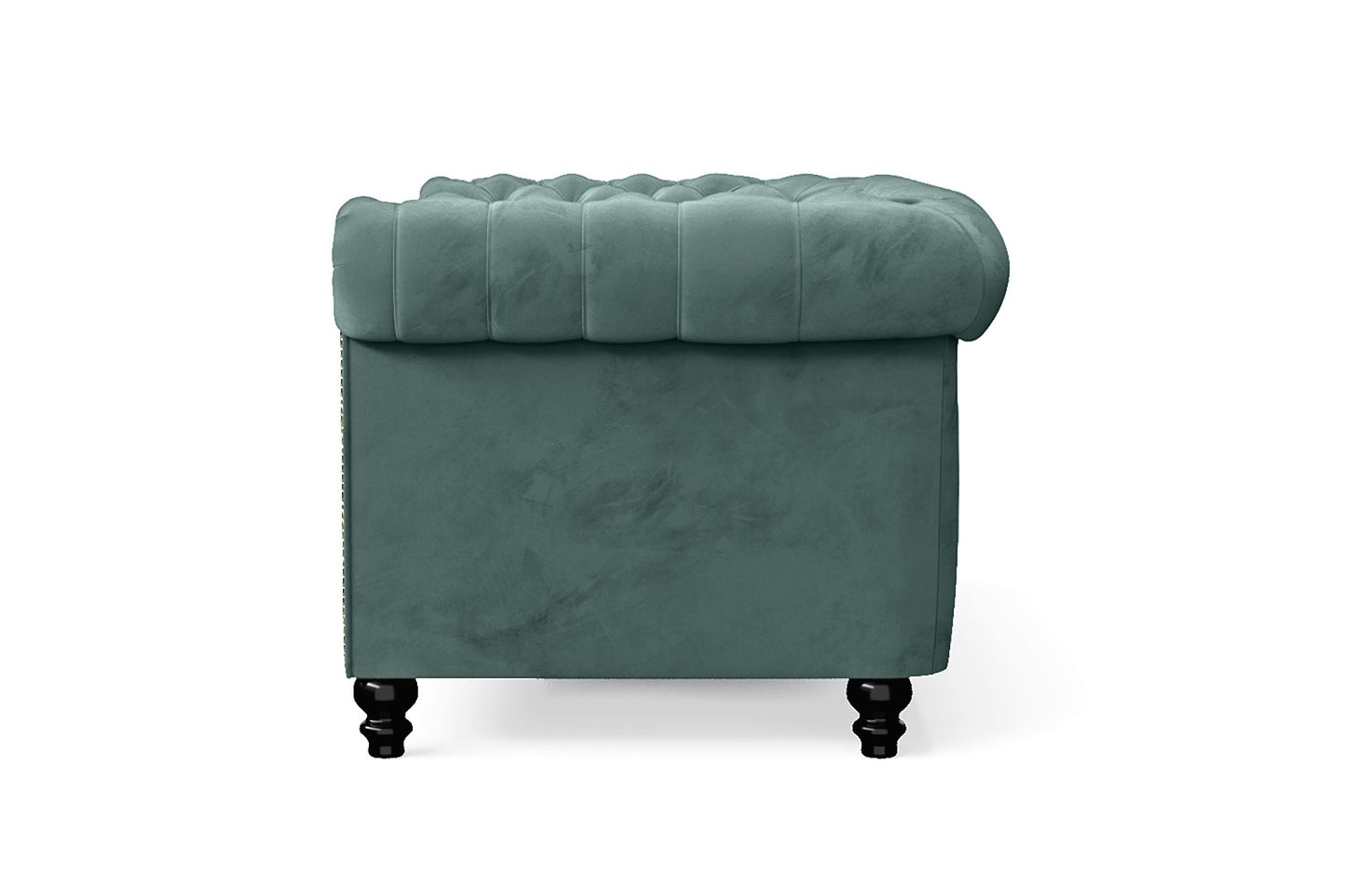 Aversa 2 Seater Sofa Teal Velvet