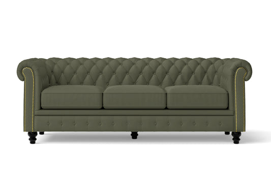 Aversa 3 Seater Sofa Sage Leather