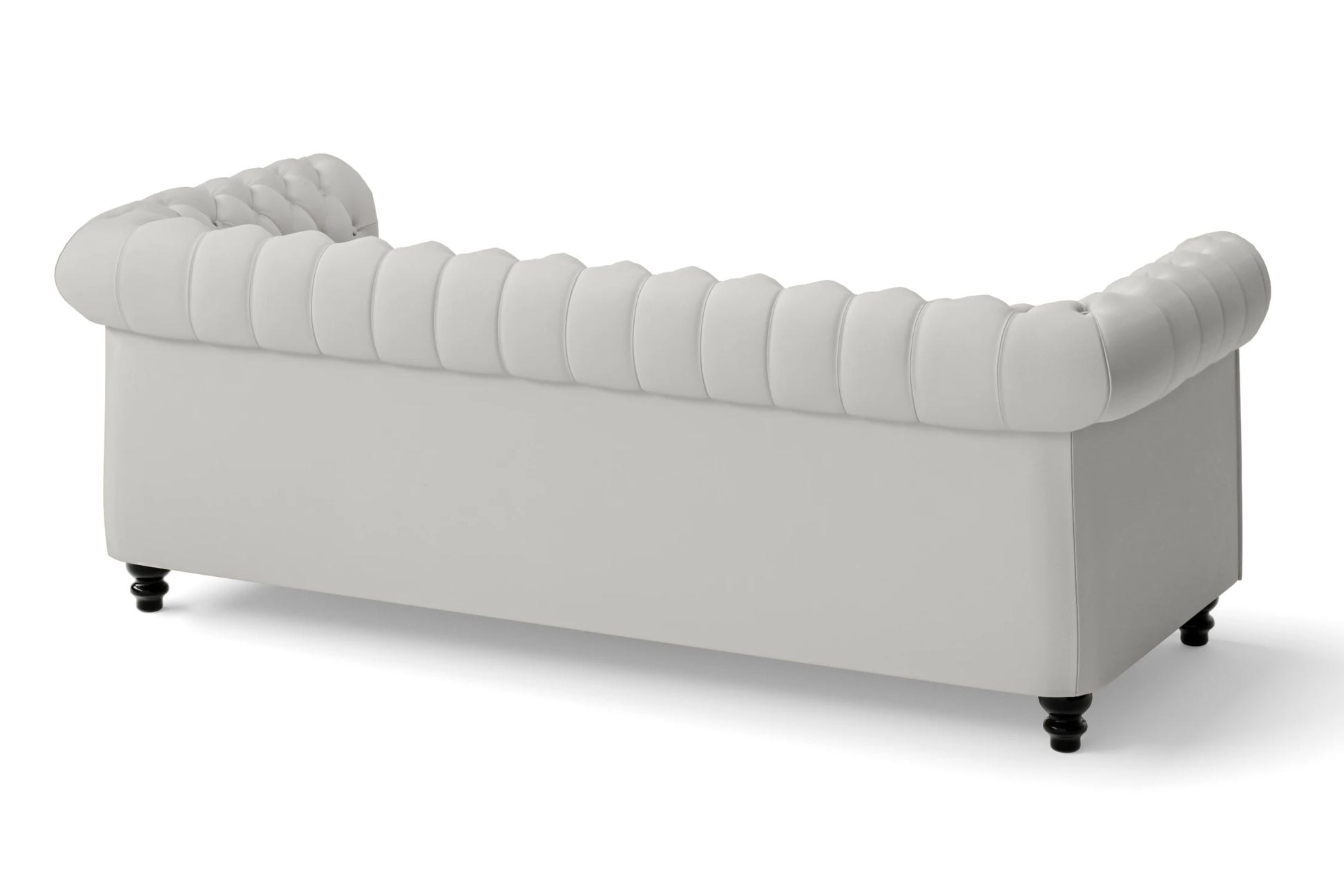 Aversa 3 Seater Sofa White Leather