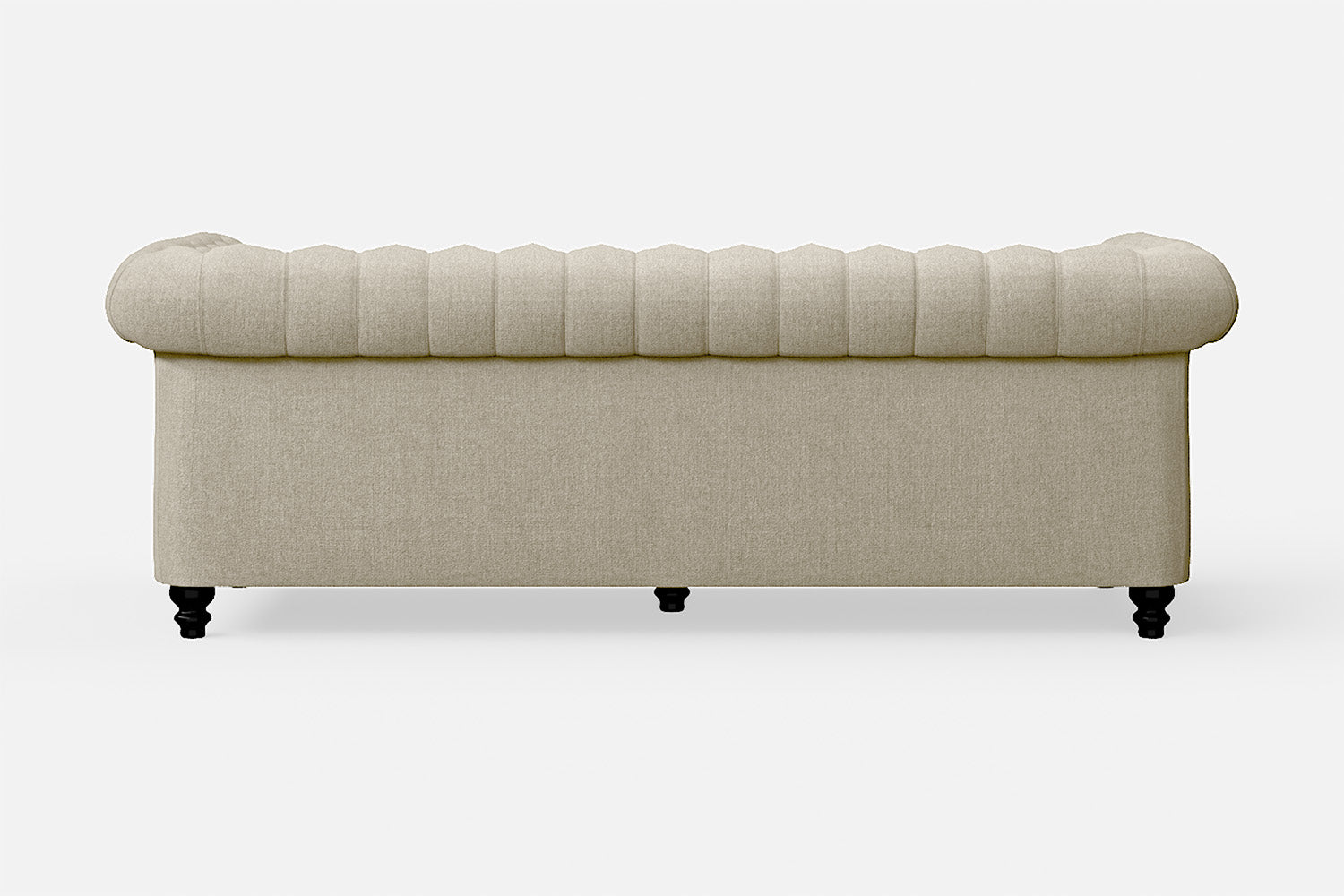 Aversa 3 Seater Sofa Cream Linen Fabric