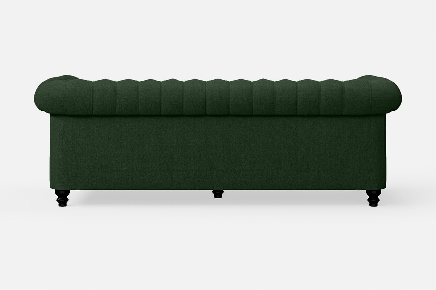 Aversa 3 Seater Sofa Forest Green Linen Fabric