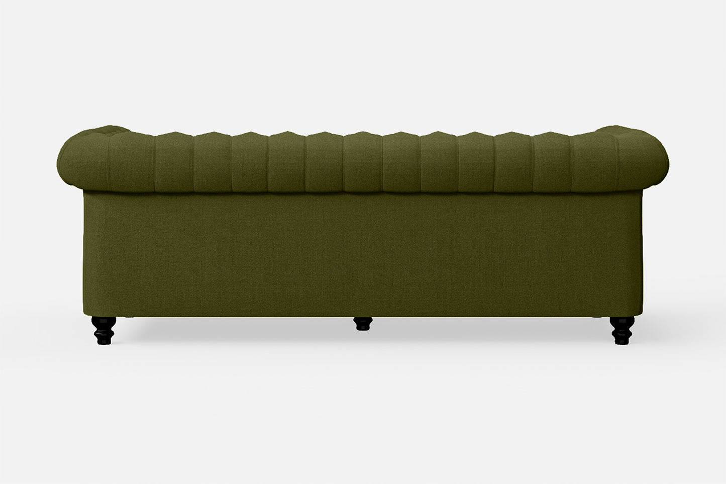 Aversa 3 Seater Sofa Olive Linen Fabric