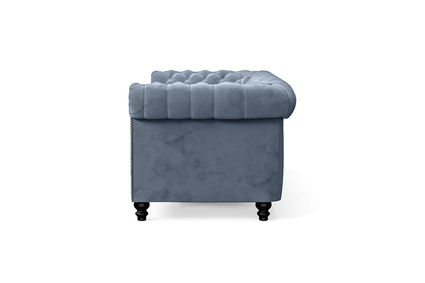 Aversa 3 Seater Sofa Baby Blue Velvet