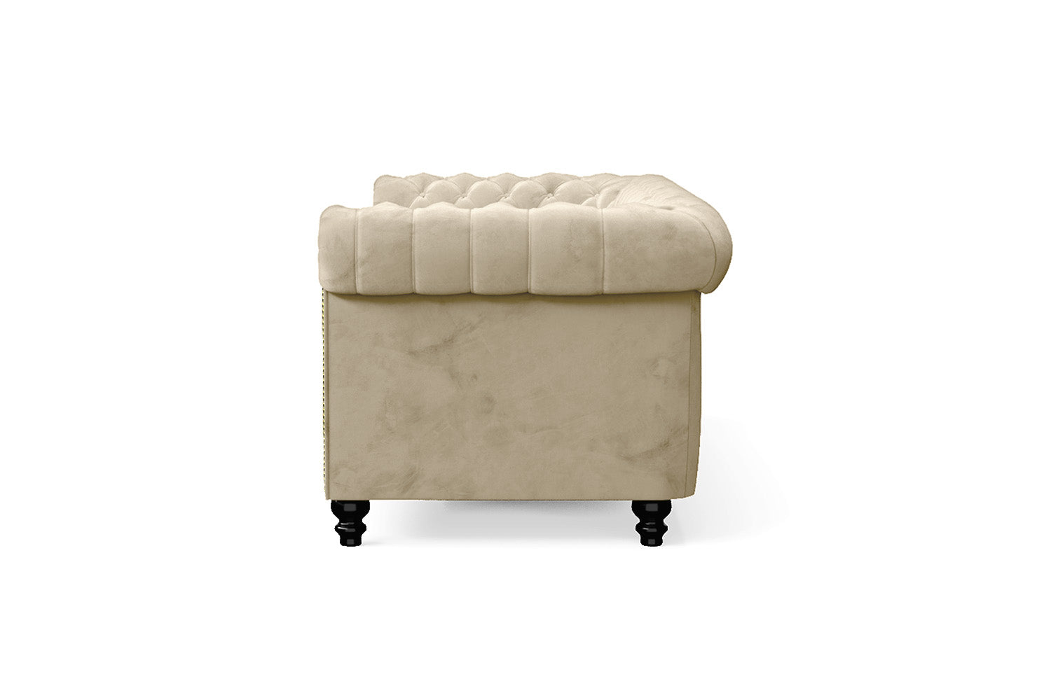 Aversa 3 Seater Sofa Cream Velvet