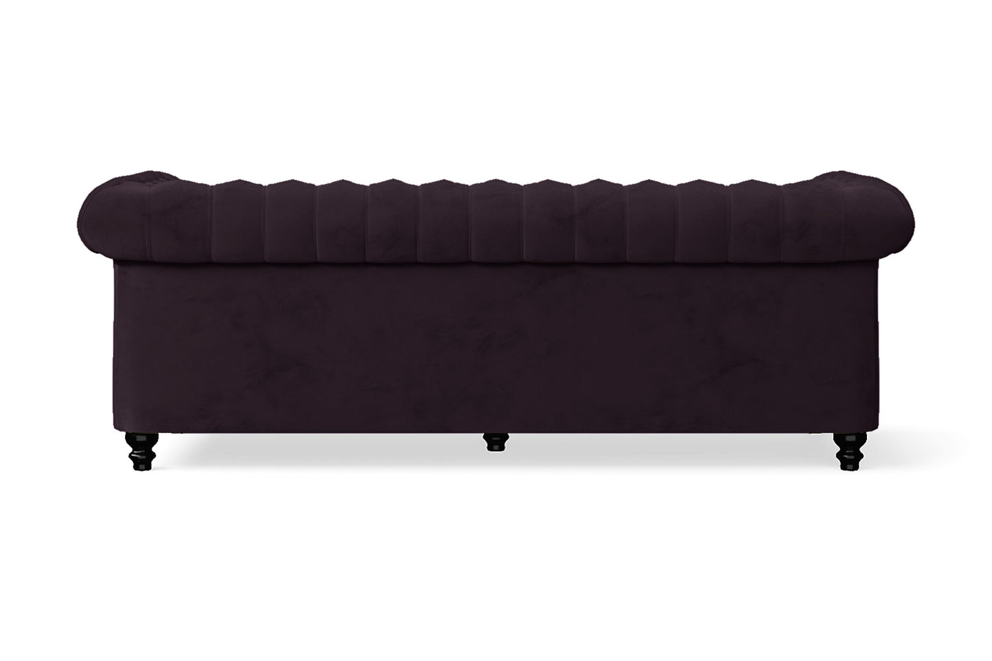 Aversa 3 Seater Sofa Purple Velvet