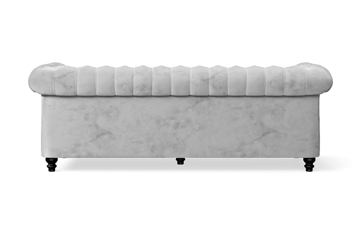 Aversa 3 Seater Sofa White Velvet