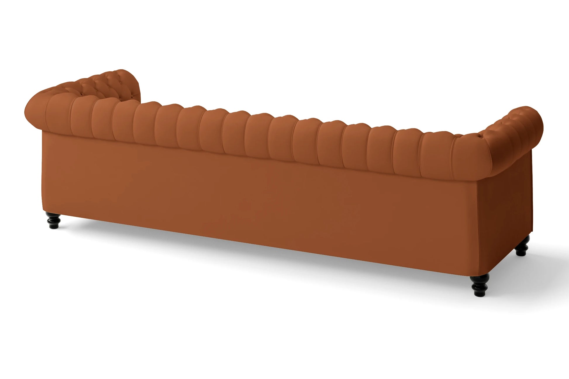 Aversa 4 Seater Sofa Tan Brown Leather